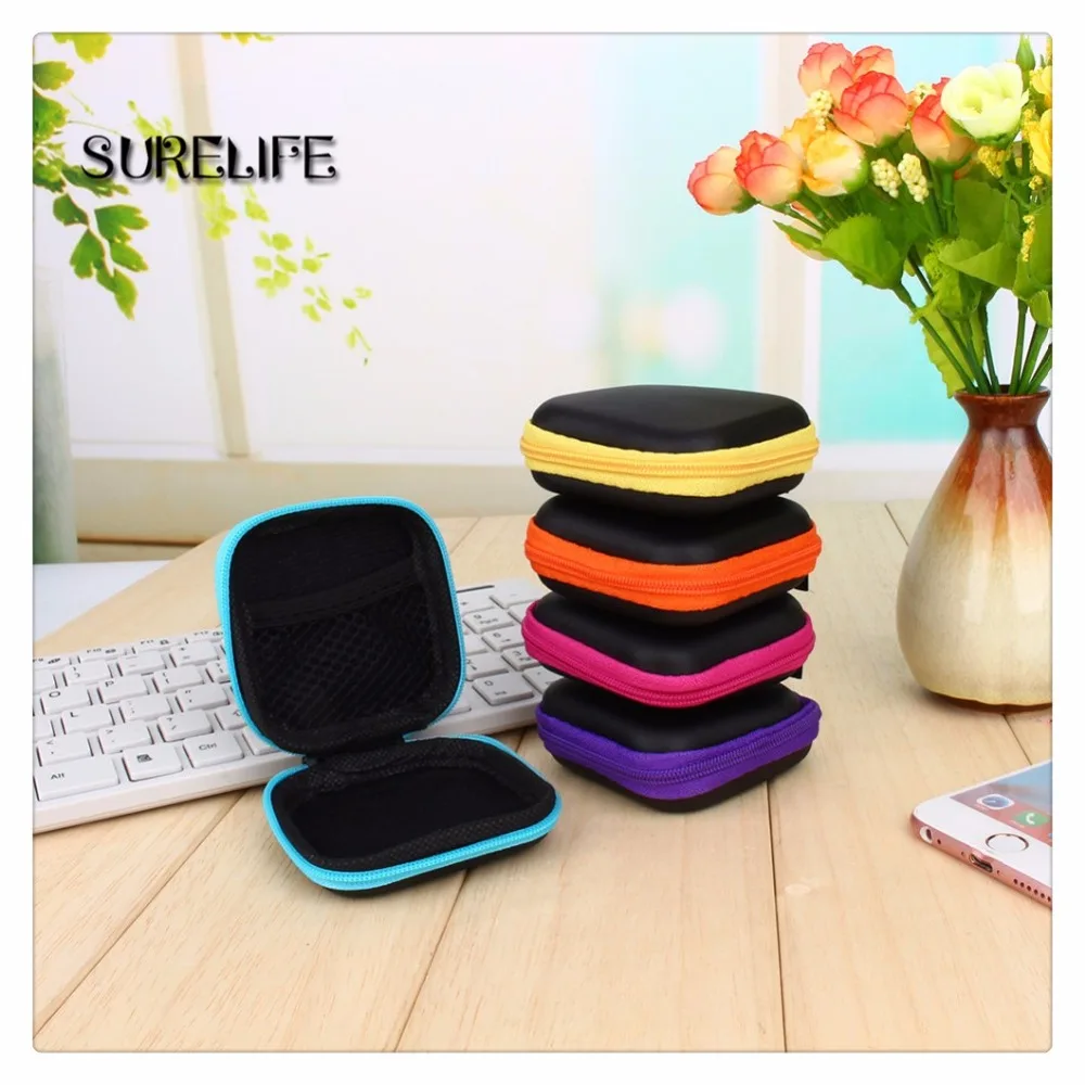 Headphones Travel Organizer Bags Earphone Cable Earbuds Storage Bag