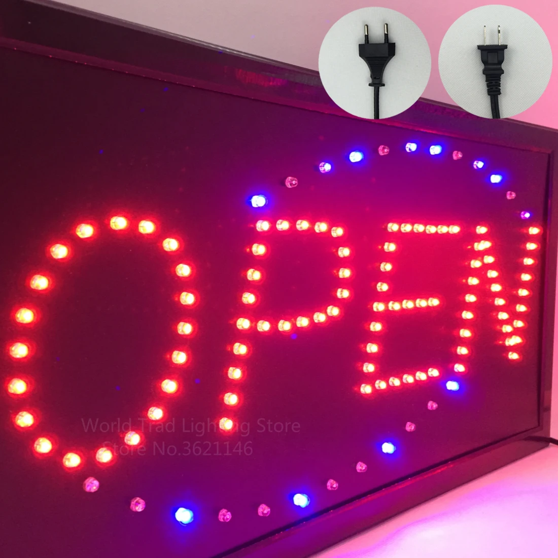 реклама в магазин Светодиодный Open Логотип светящиеся рекламные вывески торговых