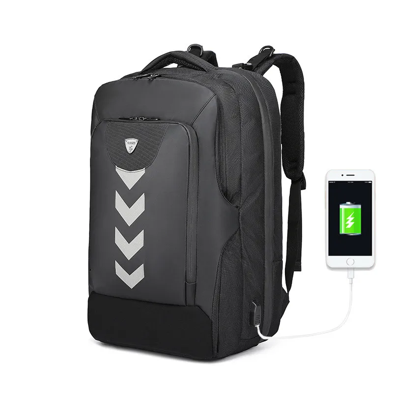 OZUKO Backpack Men Business Multifunctional USB Charging Laptop Backpack Bolsa Mochila Waterproof Travel School Bag Women OZUKO Backpack Men Business Multifunctional USB Charging Laptop Backpack Bolsa Mochila Waterproof Travel School Bag Women