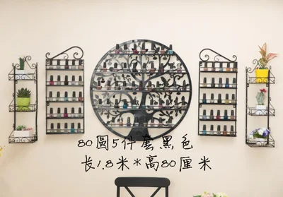 

Iron nail polish frame hanging nail display stand cosmetics display cabinet armor oil display shelves