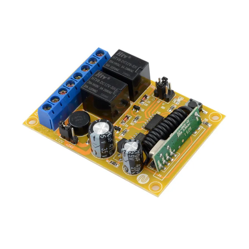 DC 24 V 12 2CH реле дистанционное управление переключатель обучающий код ASK