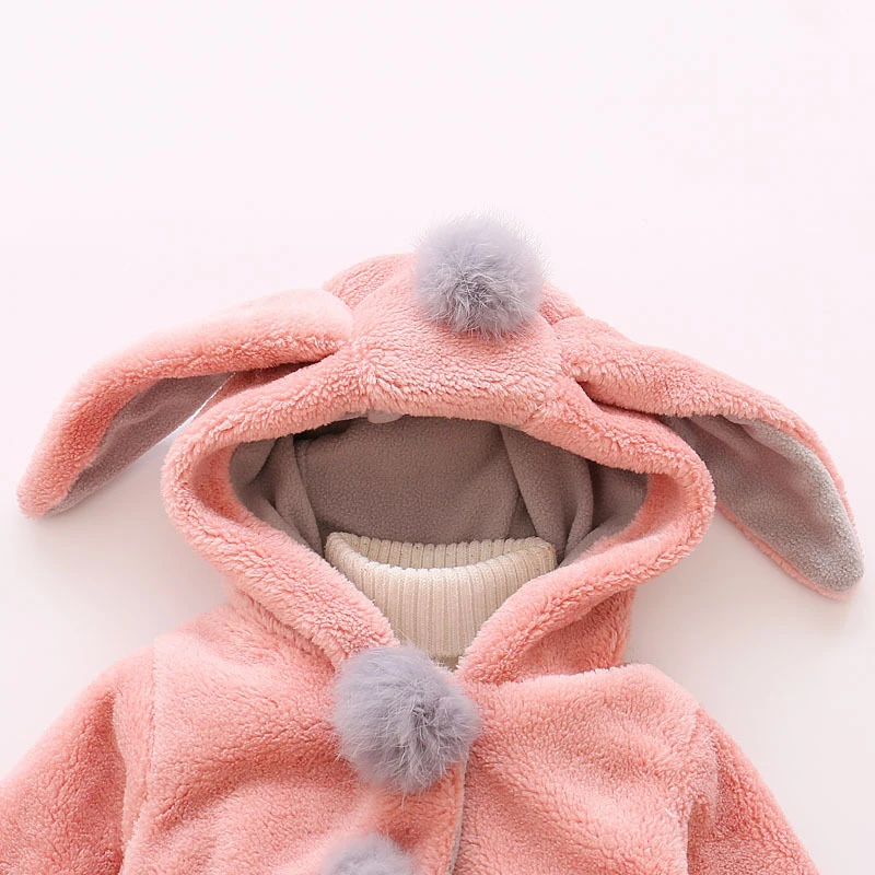 Bear Leader/куртка для маленьких девочек г. Осенне-зимняя куртка из искусственного меха, флисовое пальто теплая куртка Рождественский зимний комбинезон для девочек, пальто От 1 до 4 лет