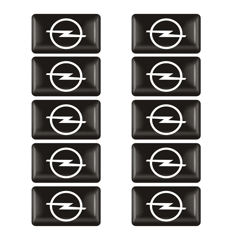 

10pcs 3D Car Styling Auto Decorative sticker For Opel Astra H G J Corsa Insignia Antara Meriva Zafira Badge Auto Accessories