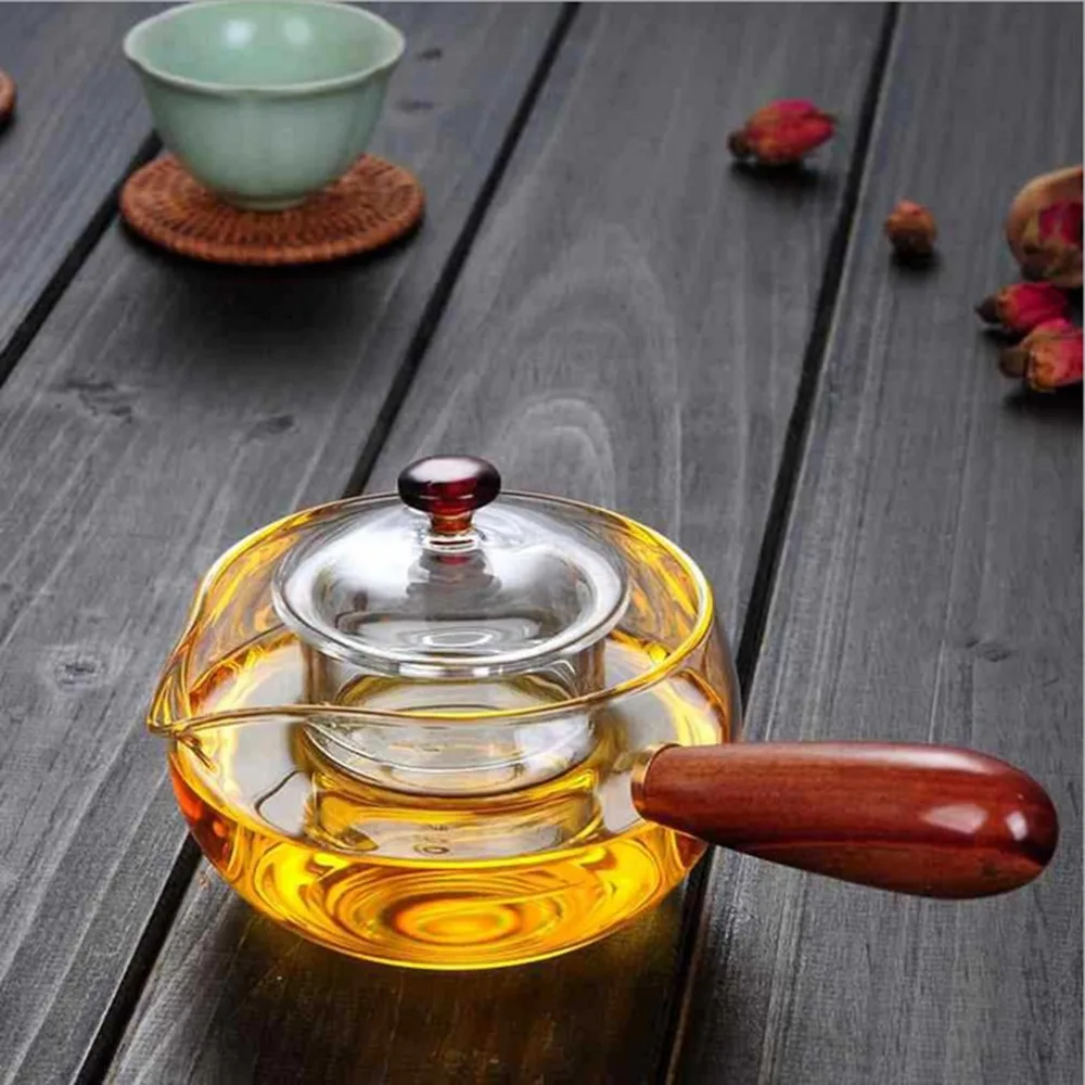 Glass Teapot Elegant Glass Tea Cup Teapot for Home water bottle glass water bottle pitcher pot set milk pitcher milk pitcher
