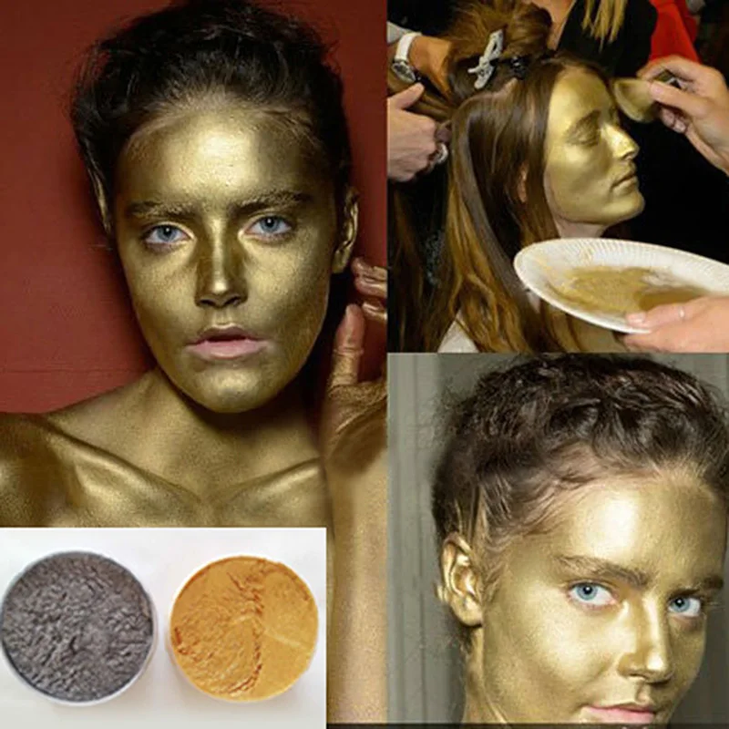 Фильм спецэффектов макияж порошок серебро краска для тела восемнадцать бронзового металла Макияж Специальный