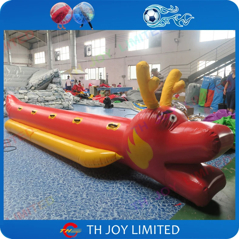 6m long PVC tarpaulin Material inflatable dragon floating toys for