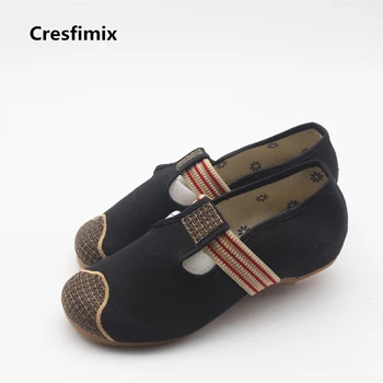 

Cresfimix women cute spring and summer dance shoes lady solid soft and comfortable shoes female casual slip on flats