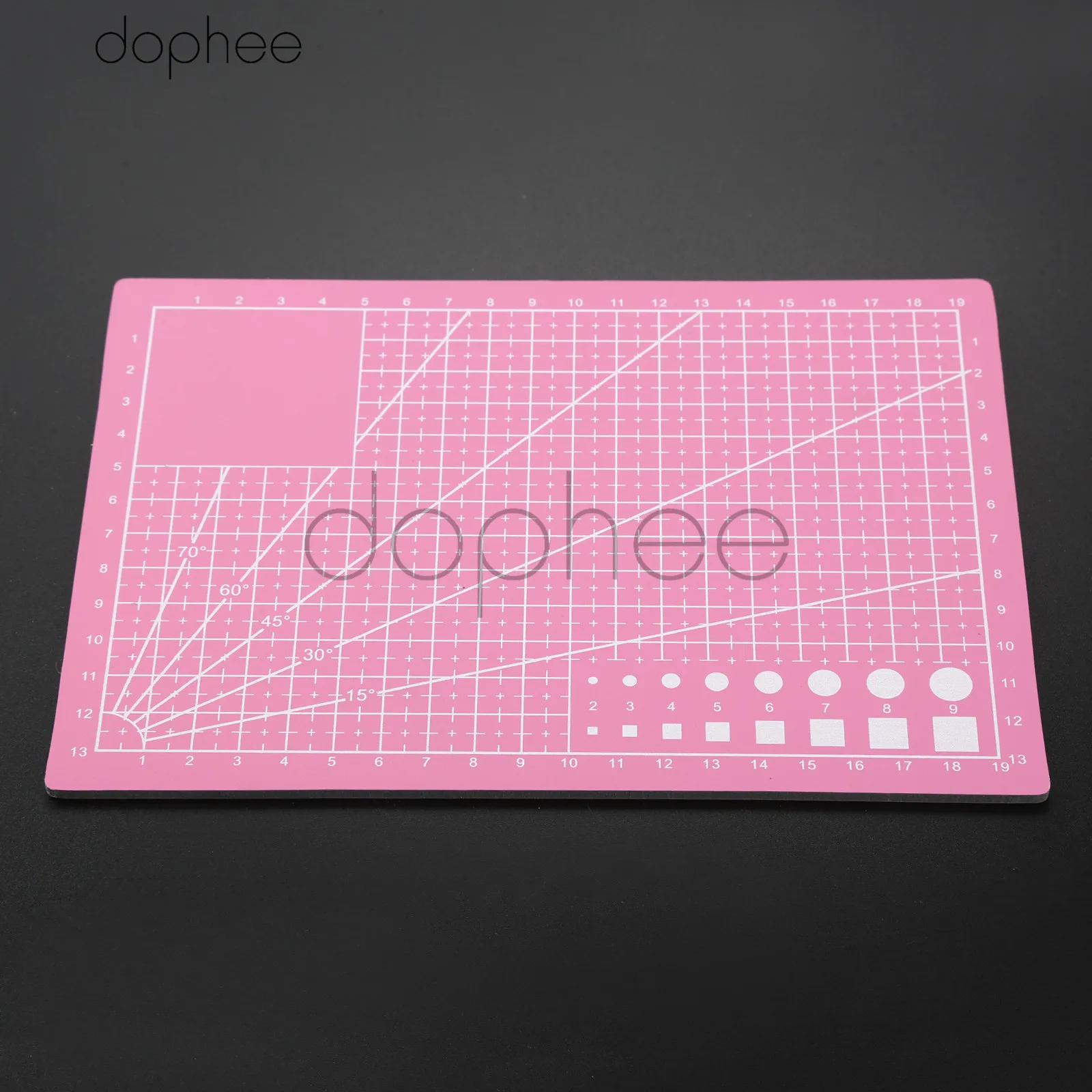 

dophee 1pcs A5 PVC Self Healing Cutting Mat Craft Quilting Grid Lines Printed Board For Drawing Craft Carving Model Making