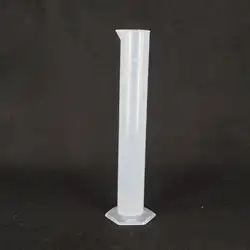 250 мл Градуированный лабораторный Пластиковый Полипропиленовый жидкий цилиндр с носиком