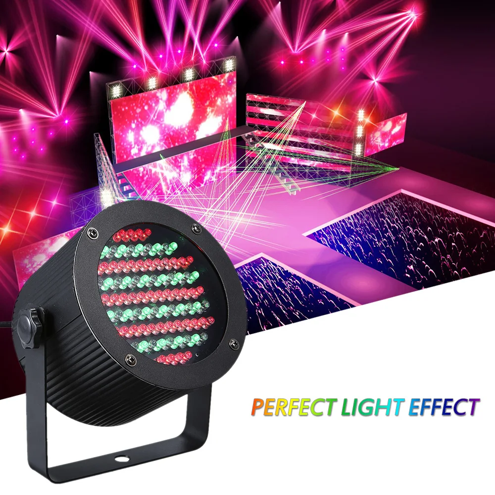 25 Вт сценический эффект светильник 86 светодиодный RGB мини Par лампа Поддержка Auto
