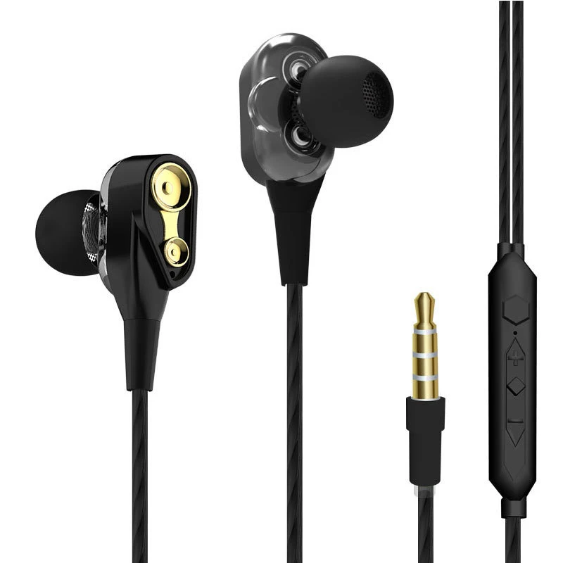 SENDEM Z3 Super Bass Наушники с двойной привод handsfree наушники Шум изоляция Hi Fi гарнитура