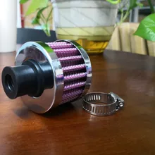 1 pcs high quality Motorcycle Air Filter H-onda Y-amaha Air Filter 9mm 12mm 15mm 18mm Cleaner VENT COVER h filter design