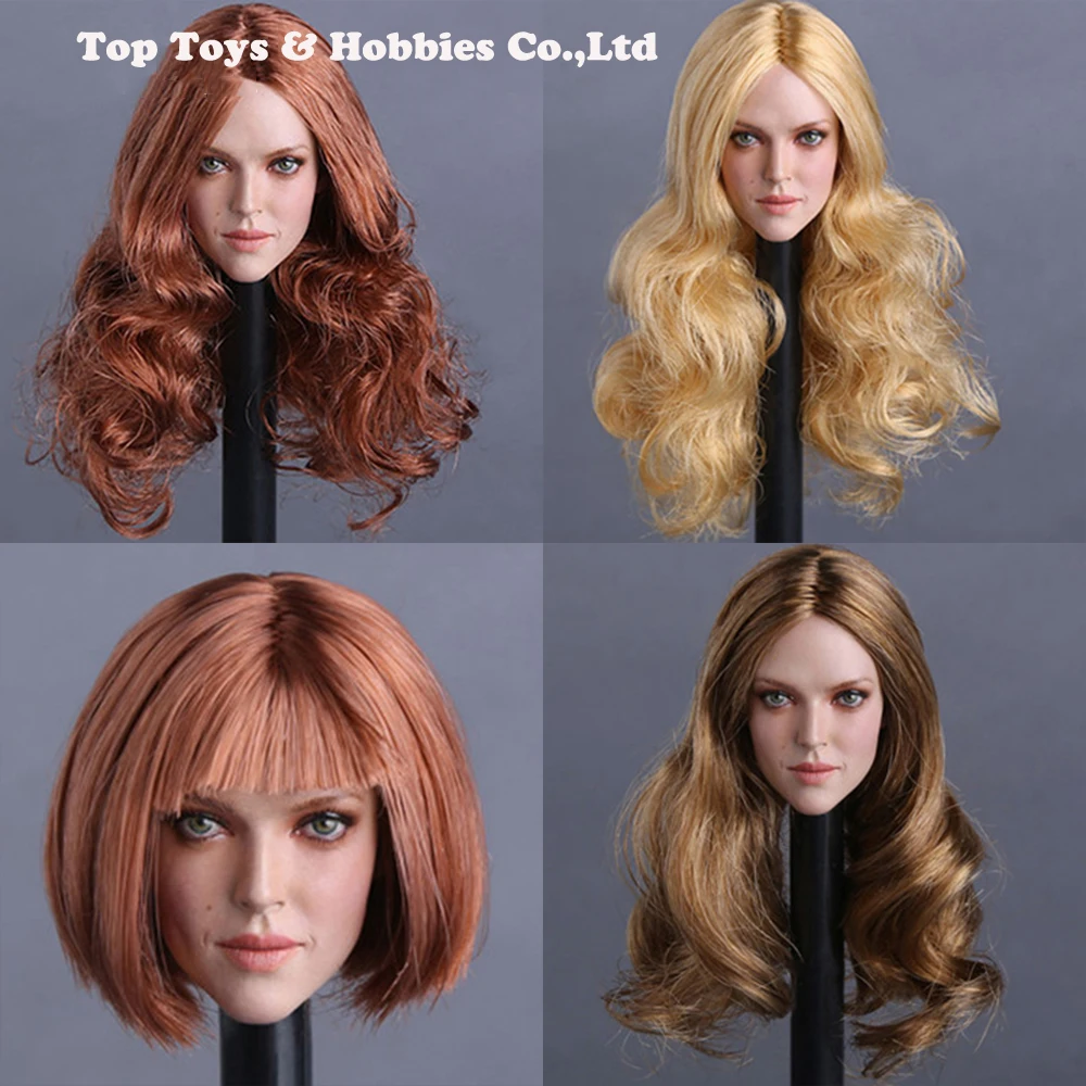 

1:6 GC009 Amanda Seyfried 4 color 1/6 Scale Head Beautiful Head Carving Model Fit 12" Female Colo Figure Body Doll