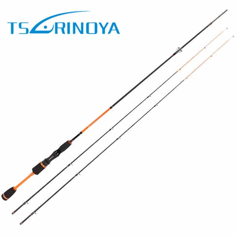 

TSURINOYA JOY TOGETHER Night Fishing Spinning Rod 1.8m UL L 2 Luminous Tips Area Trout Carbon Carp Feeder Spinning Fishing Rod