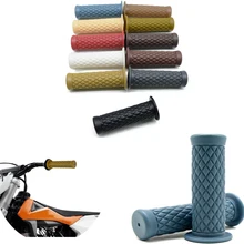 7/8 “22mm Motocicleta Retro Lidar Com Barra de Borracha Gel Apertos de Mão Aperto para Piaggio Vespa GTS 300 Triunfo Rua scrambler Moto yamaha