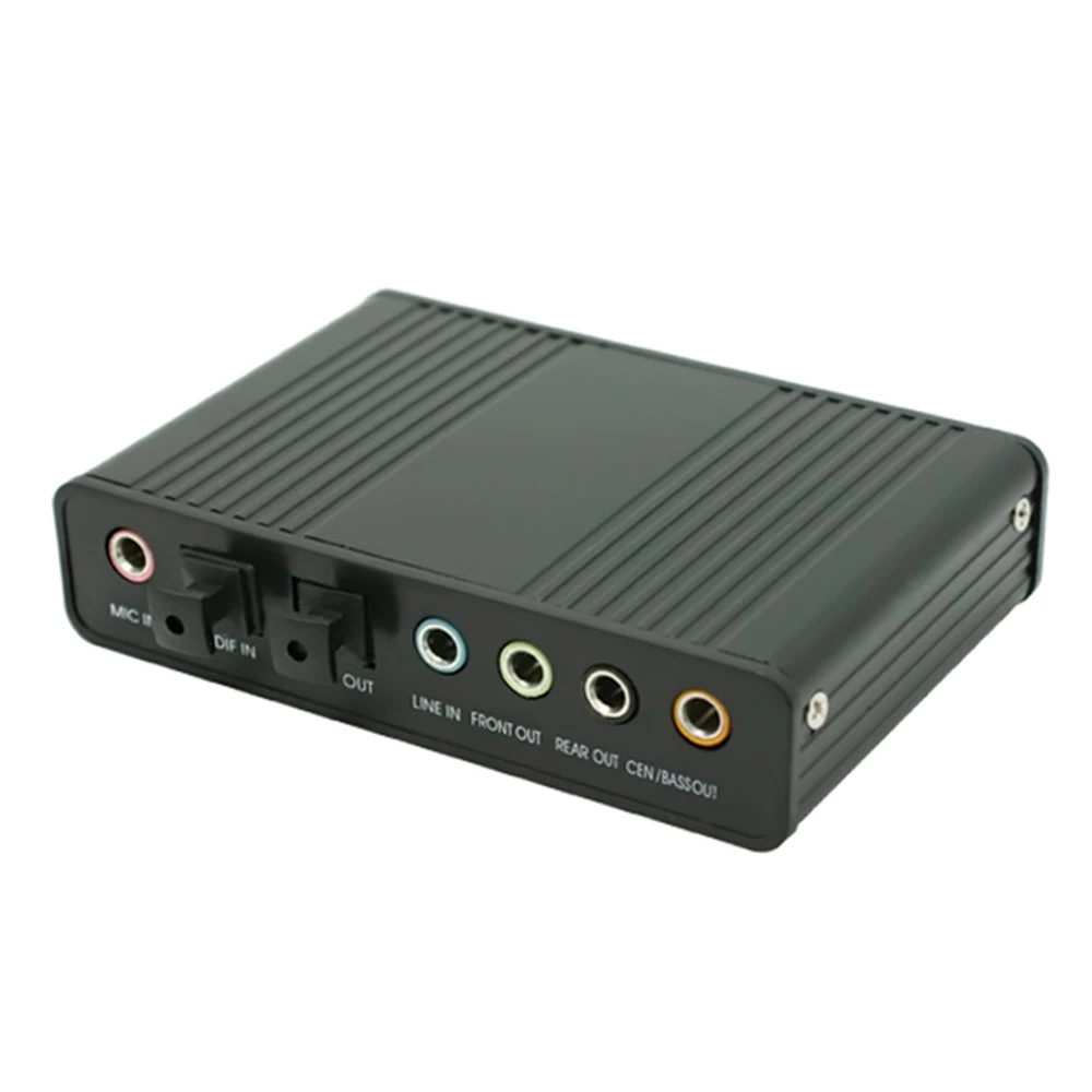 USB 2 0 канал 5 1 оптический Toslink S/PDIF Аудио Звуковая карта внешний аудио адаптер