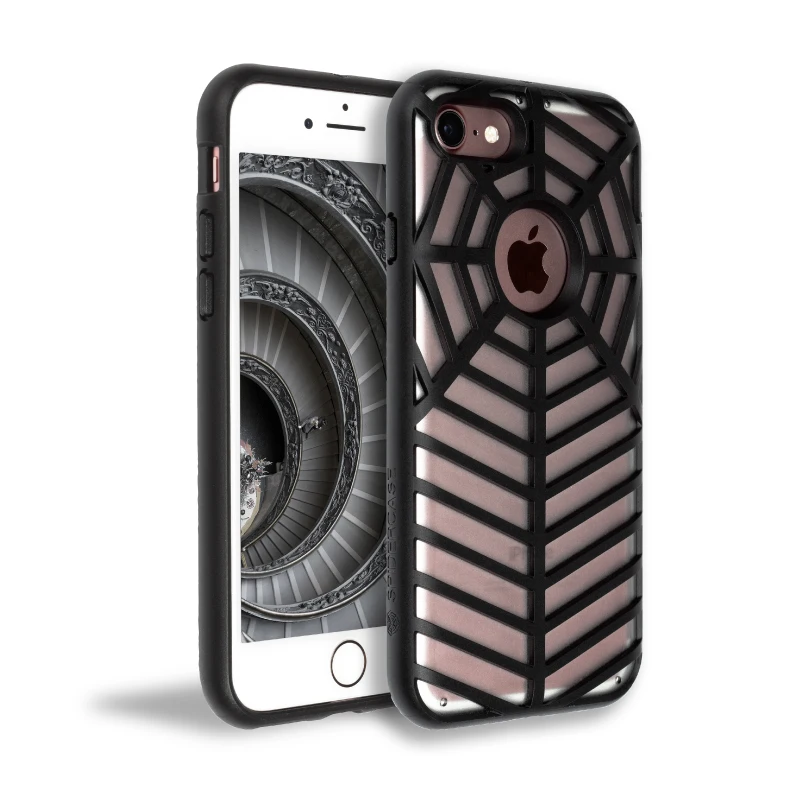 

For Apple iPhone 7/8 4.7" Case Outdoor Sport Spidercase shockproof Spigen Rugged Capsule Screen Protector Soft TPU Case