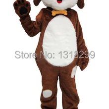 Талисман Бадди белый& Brown Dog костюм талисмана необычные платья пользовательские фантазии косплей костюм тема mascotte карнавальный костюм комплекты