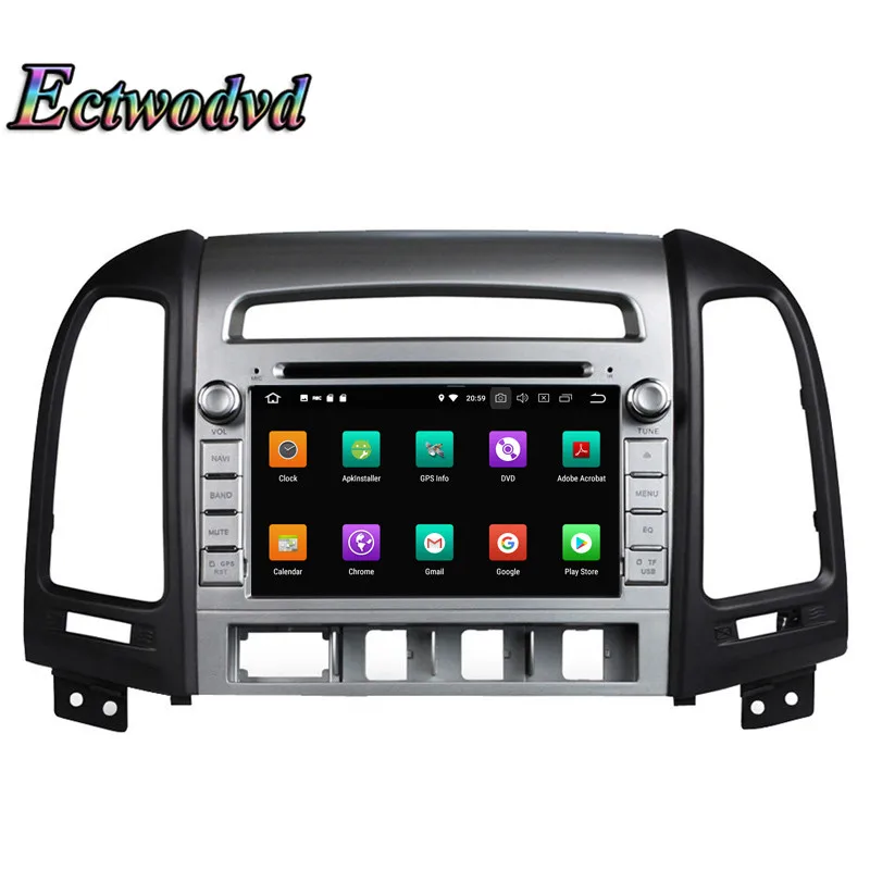 Flash Deal Ectwodvd Octa Core 4G RAM 64G ROM Android 9.0 Car Multimedia DVD Player GPS HeadUnit for Hyundai SANTA FE 2012 2013- 4