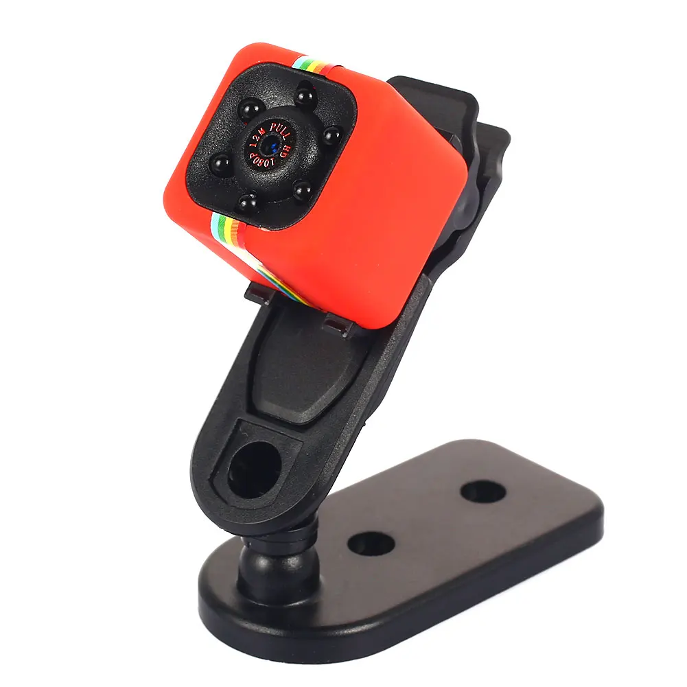 Ночное видение аналоговый видеорегистратор HD мини видеорекордер DVR Спорт Камера мониторов SQ11 мини DV Камера - Цвет: red