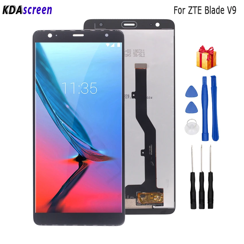 Original For ZTE Blade V9 LCD Display Touch Screen Digitizer Aseembly ...
