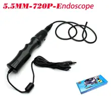 Latest 5 5mm Endoscope Cam 6LED 1M Waterproof snake Borescope Camera Micro USB For Windows PC