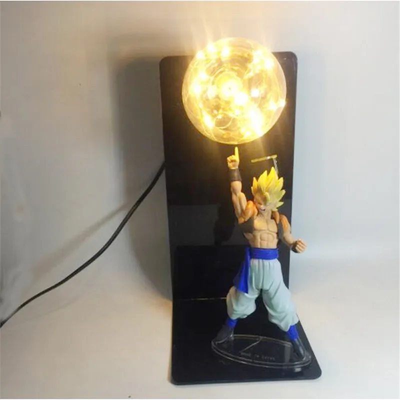 Leedome Dragon Ball Z Son Goku Genki DamaSpirit Настольная лампа с бомбой Luminaria LED ночник комнатное