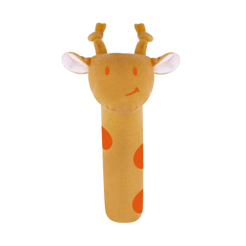 Детские кольца-погремушки в форме животных, Детские плюшевые мягкие игрушки высокого качества FJ88 - Цвет: Giraffe