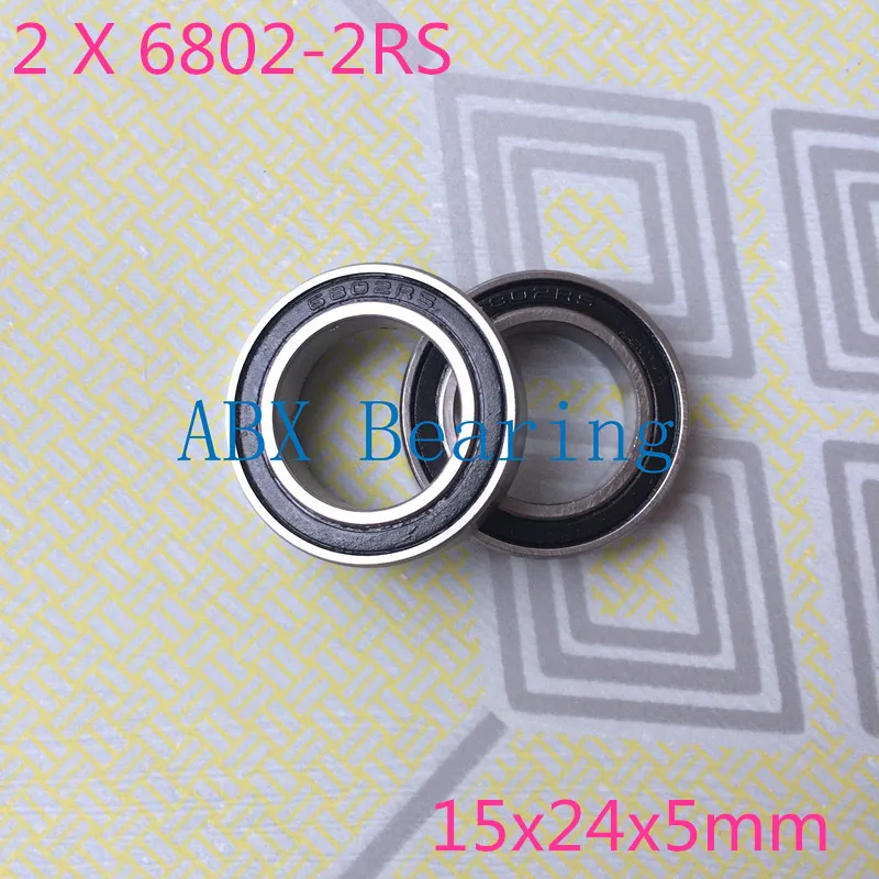 440c CERAMIC Stainless Steel Bearing 10x26x8 mm S6000-2RS ABEC-5 2 PCS