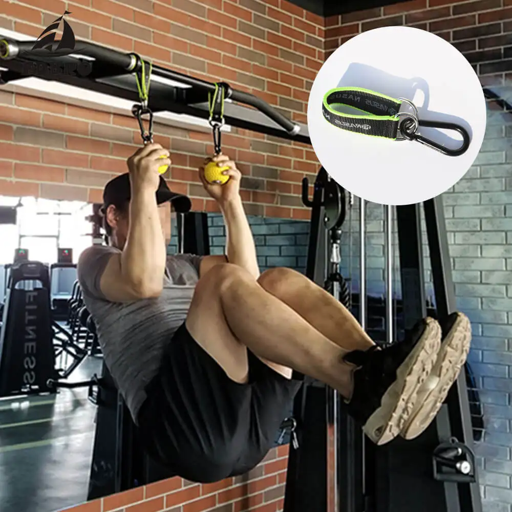 

FDBRO Hook Hanging Sandbag Pull Up Rope Fitness Equipment Accessories Multifunction Fitness equipment hook Ring Hanging Belt 1PS
