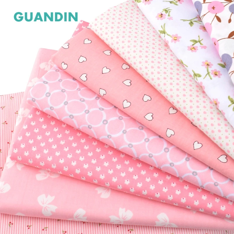 

GUANDIN,Print Cotton Fabric Bundle For Sewing DIY Quilting Material Tissue Of Baby & Children Sheet Pillow Curtain 100*160cm