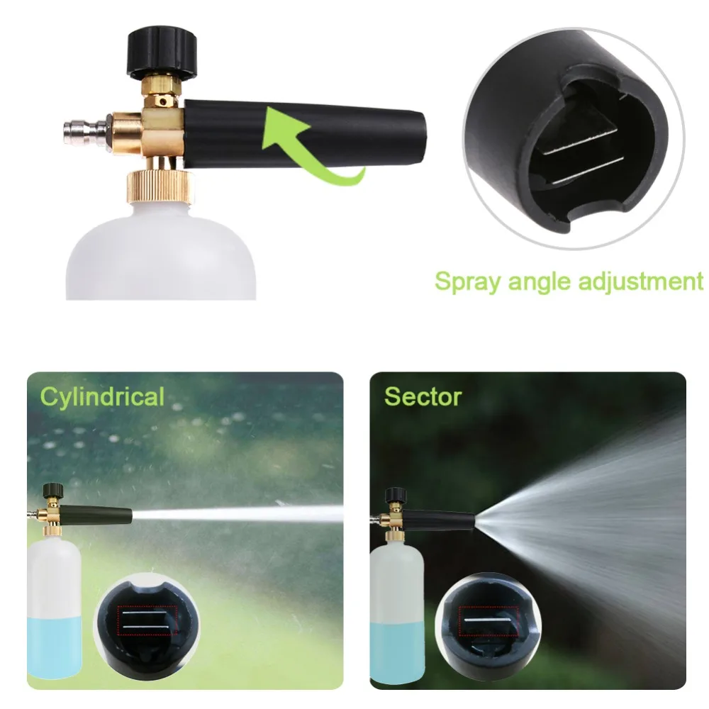 VODOOL Car Wash Foam Gun High Pressure Washer Foamer Generator Water Sprayer Gun Car Styling Cleaning Foam Lance Jet For Karcher