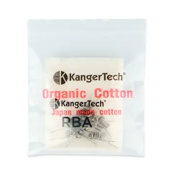 

100% Original 20pcs Kanger Subtank Mini RBA OCC Coils 0.5ohm with 2pcs Organic Cotton Kangertech DIY Organic Cotton Coil (OCC)