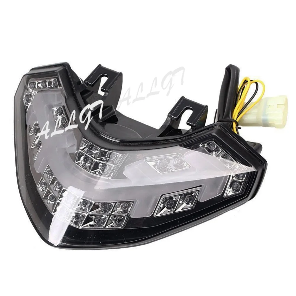 

ALLGT LED Tail light integrated Turn Signal Fit For DUCATI MULTISTRADA 1200 2010 2011 2012 2013 2014 Smoke