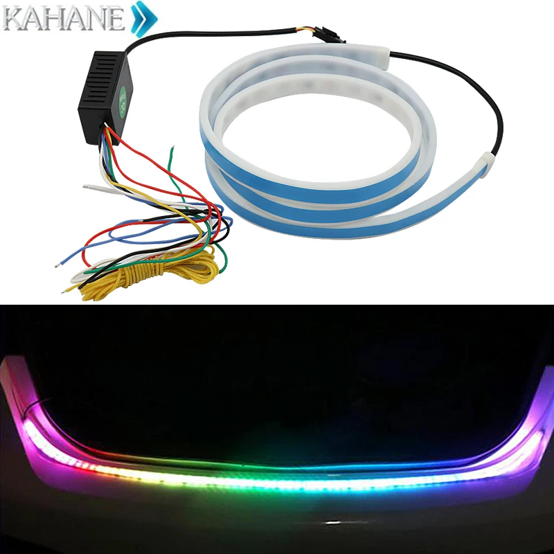 Car styling DRL LED Daytime Running Light Strip Trunk Light with Side