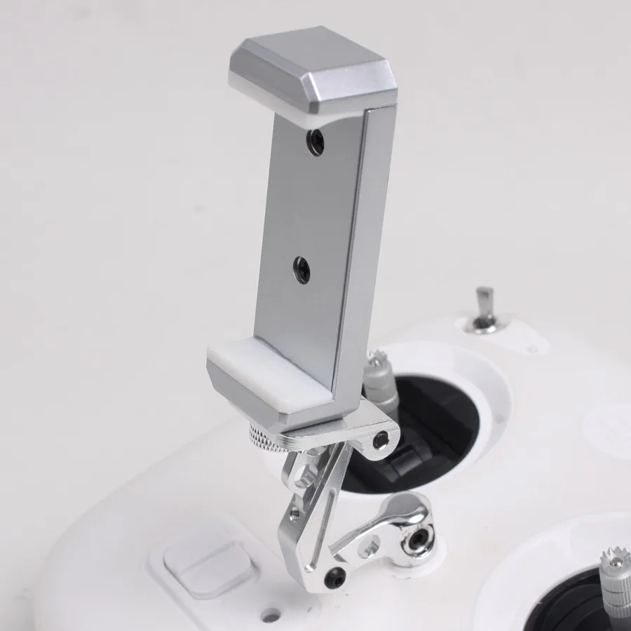 CNC Aluminum Alloy Remote Controller Bracket Mobile Phone Holder For DJI Phantom 3 Standard Mount Stretch Bracket Clip