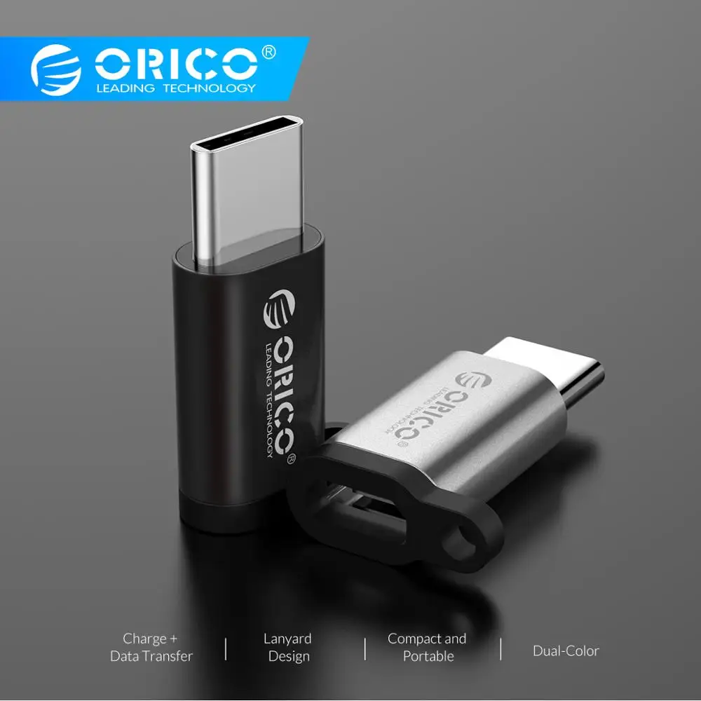 

ORICO Micro b to Type c OTG Adapter USB-c USB 3.0 Converter Charging Data Sync Adapter for Xiaomi HUAWEI