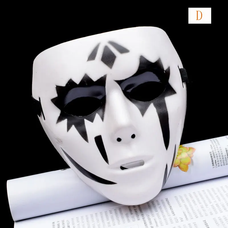 Распродажа маска ужасов клоун для косплея маска призрак маски для Хэллоуина бог смерти взрослый костюм вечерние аксессуары 1 шт - Цвет: D