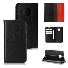 Top Quality Classic Business Genuine Leather Flip Cover For Motorola Moto G6 G5S G5 E5 Plus Case for Moto X4 G7 Play capa cases