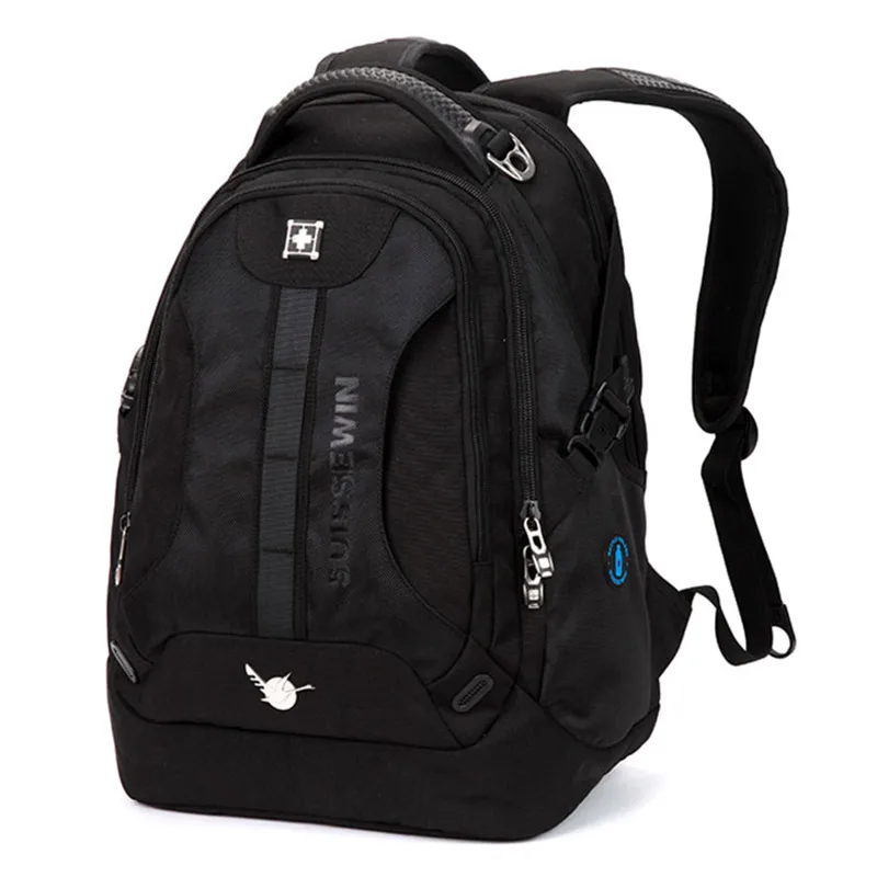 

Suissewin Men's women Backpacks Laptop School Backpack 17 inch mochila Laptop Backpack 15.6" Fashion Men's Travel Bagpack