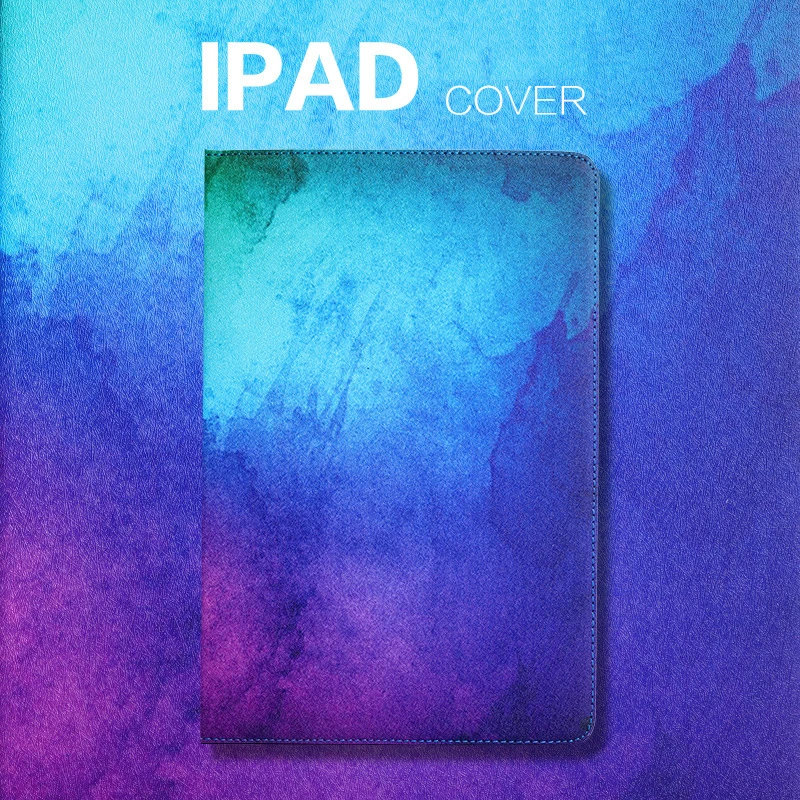 

For ipad 9.7 case 2018 2017 Colorful Ultra Slim PU leather Smart Cover For iPad A1822 A1823 A1893 A1954 Auto Sleep/Wake Stand