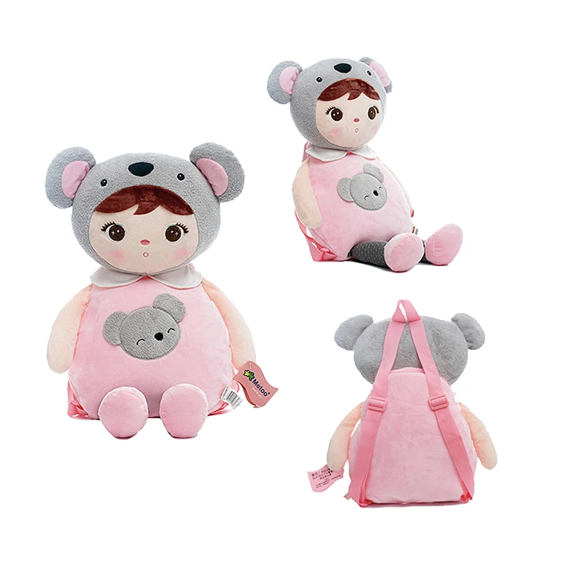 Metoo Koala 3D рюкзаки для детей плюшевые рюкзаки для детей девочки милые куклы-панды для студентов 57*26 см
