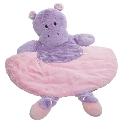 Детский коврик для ползания милый коврик для домашних животных плюшевый коврик для собак медведь ползающий коврик Детская комната внутренний диван Коврик Противоскользящий коврик - Цвет: hippo