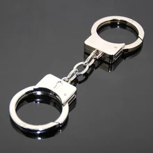 Имитационная полиция игрушечные наручники брелок сценический реквизит креативный брелок личность прикидывающийся полицейским арестом игрушечные наручники