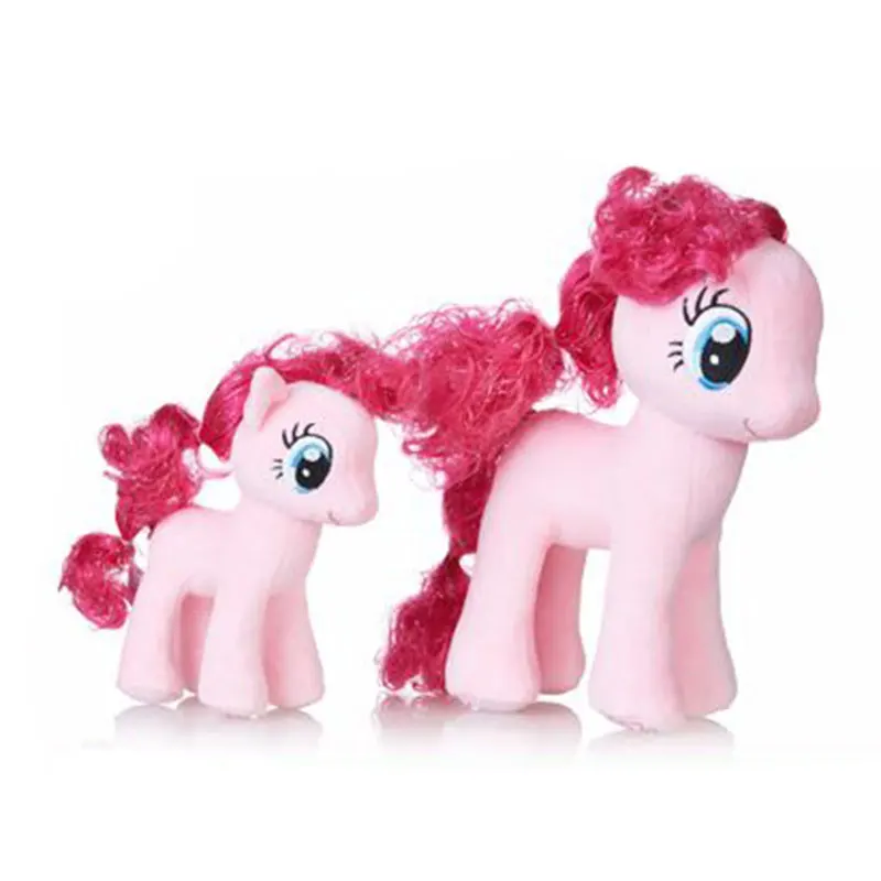 Игрушки My Little Pony friendly is Magic Applejack Princess Celestia Twilight Sparkle Pony плюшевые мягкие с наполнением куклы игрушки - Цвет: PINKIE PIE