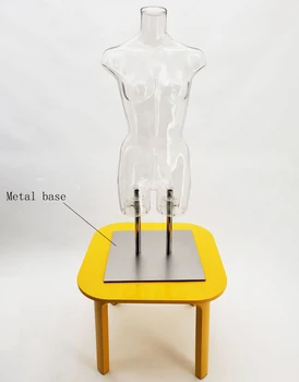 

Fashion Style Customized Sexy Female Transparent Mannequin With Base Clear Model Factory Direct Sell