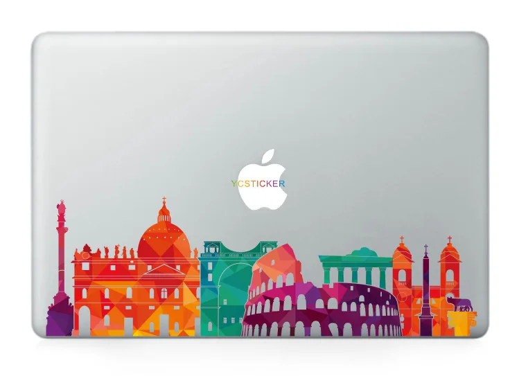 DIY индивидуальная наклейка для ноутбука Наклейка против царапин для Macbook Pro retina Air 12 13 15 дюймов мультфильм компьютер защитная кожа - Цвет: 05