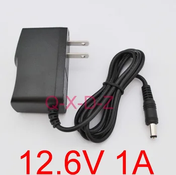 

50PCS High quality 12.6V 1000mA 1A 5.5mm x2.1mm Universal AC DC Power Supply Adapter Wall Charger US For lithium battery
