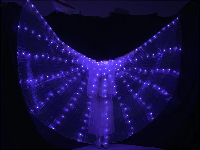 LED Isis Flügel 360 Grad LED-Flügel für Erwachsene mit 20-100cm