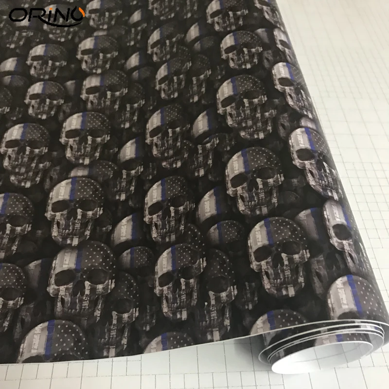 Skull Sticker Vinyl Wrap-5